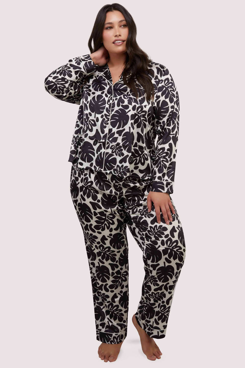 Clover Pyjama Set - Black