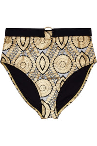 Wolf & Whistle Gold foil tile and black printed brief