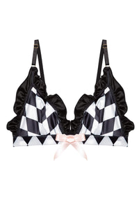 Beatrix Harlequin Frill Triangle Bra