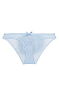 Lulu Baby Blue DiamantÃ© Marabou Brief