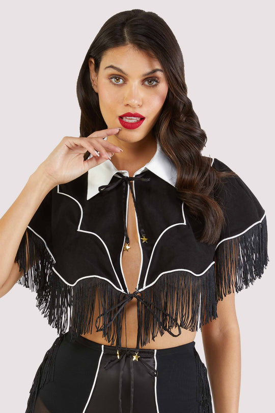 Billie Western Cowboy Fringe Cape