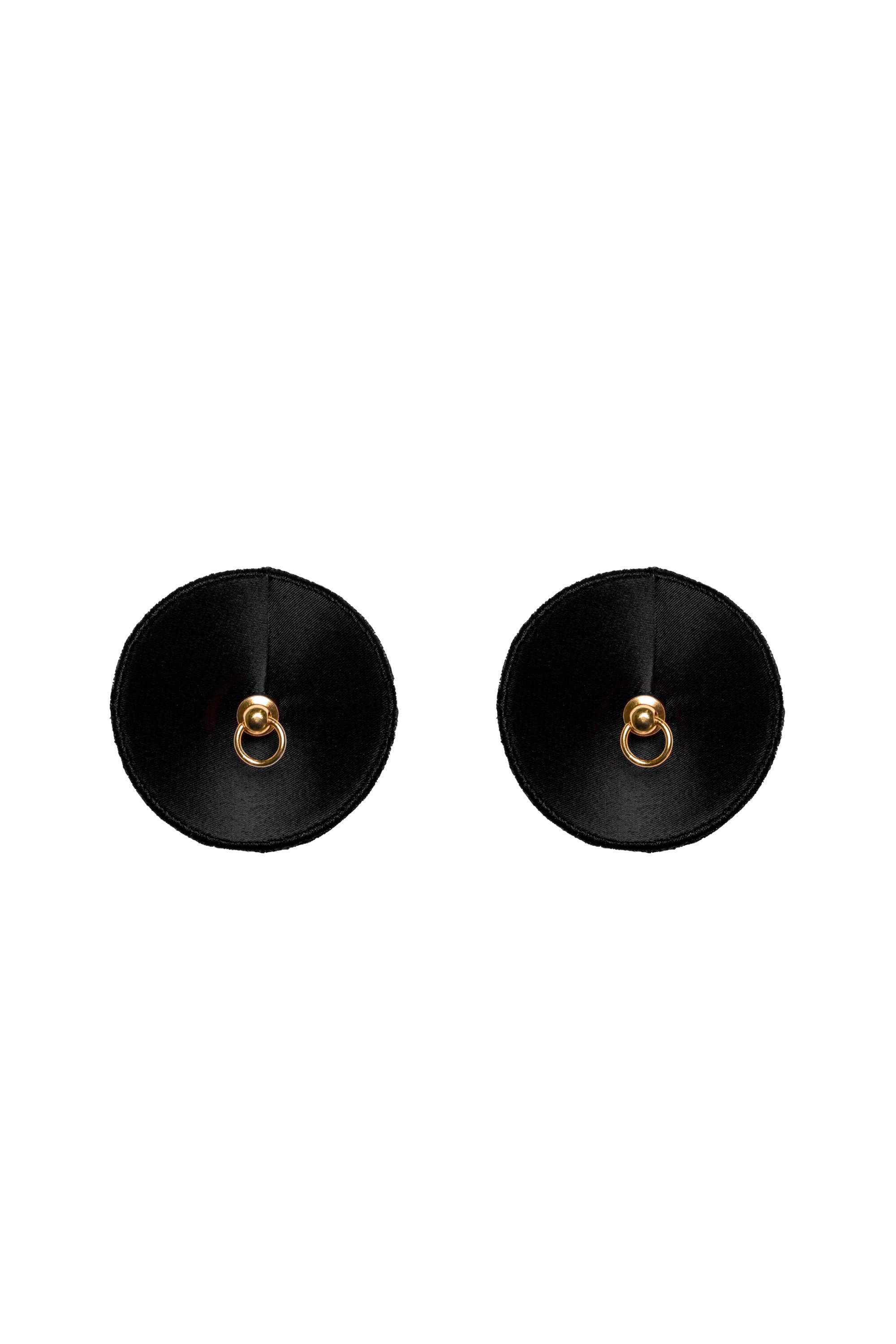 Etta Black Ring Nipple Pasties