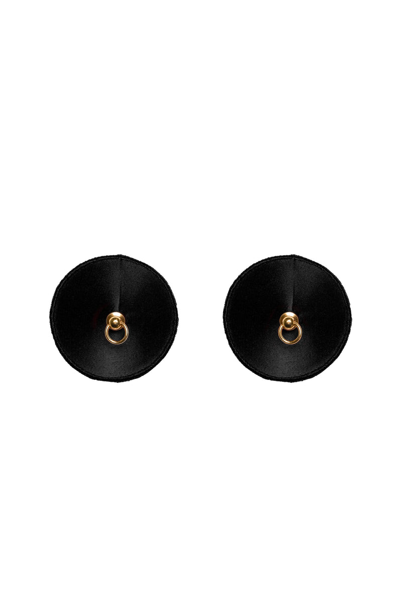 Etta Black Ring Nipple Pasties