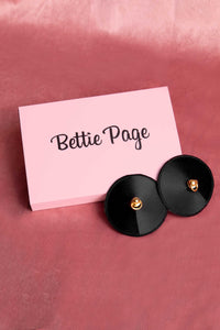 Etta Black Ring Nipple Pasties
