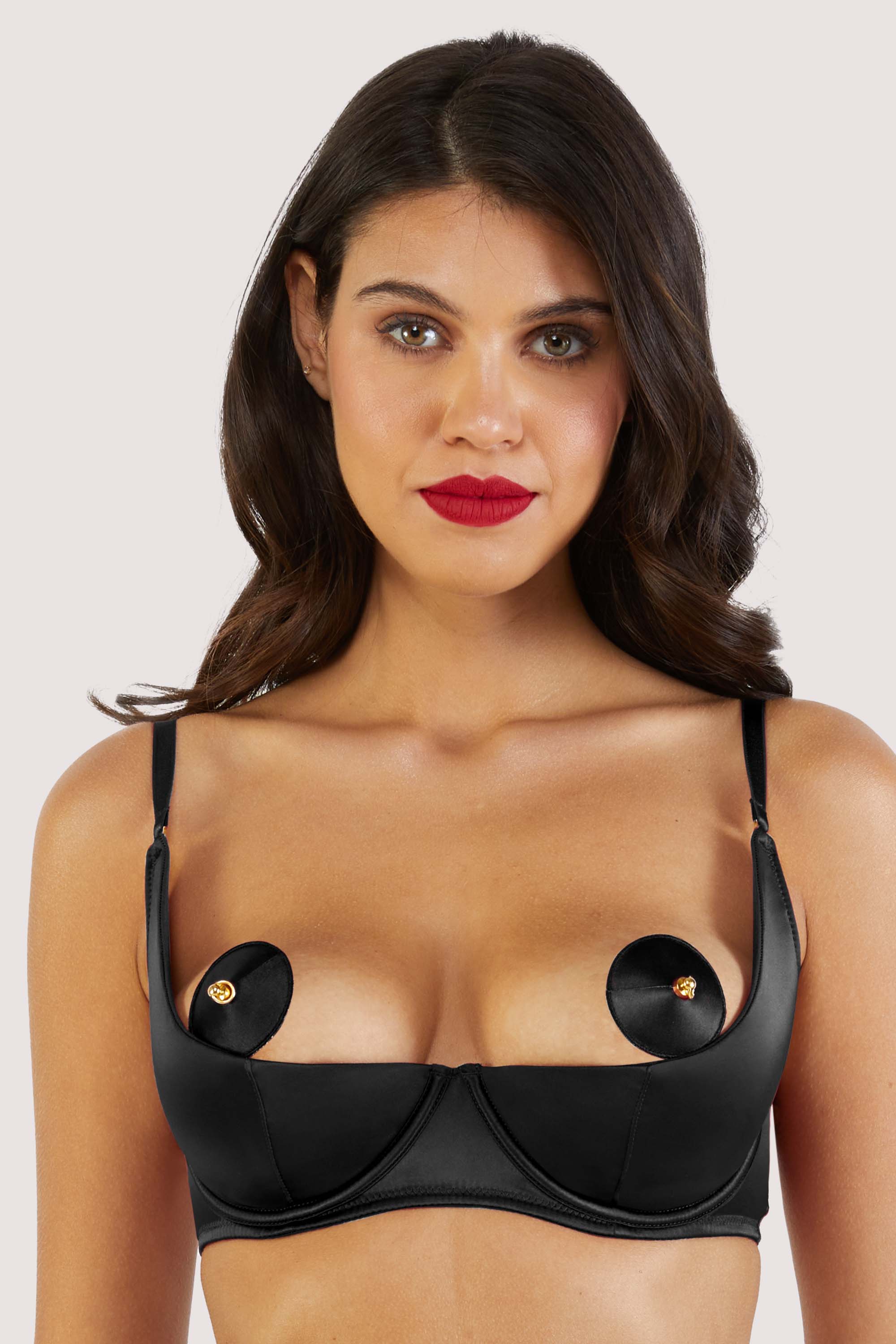 Etta Black Ring Nipple Pasties