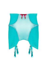 Cleo Contrast Stitch Mesh Retro Girdle