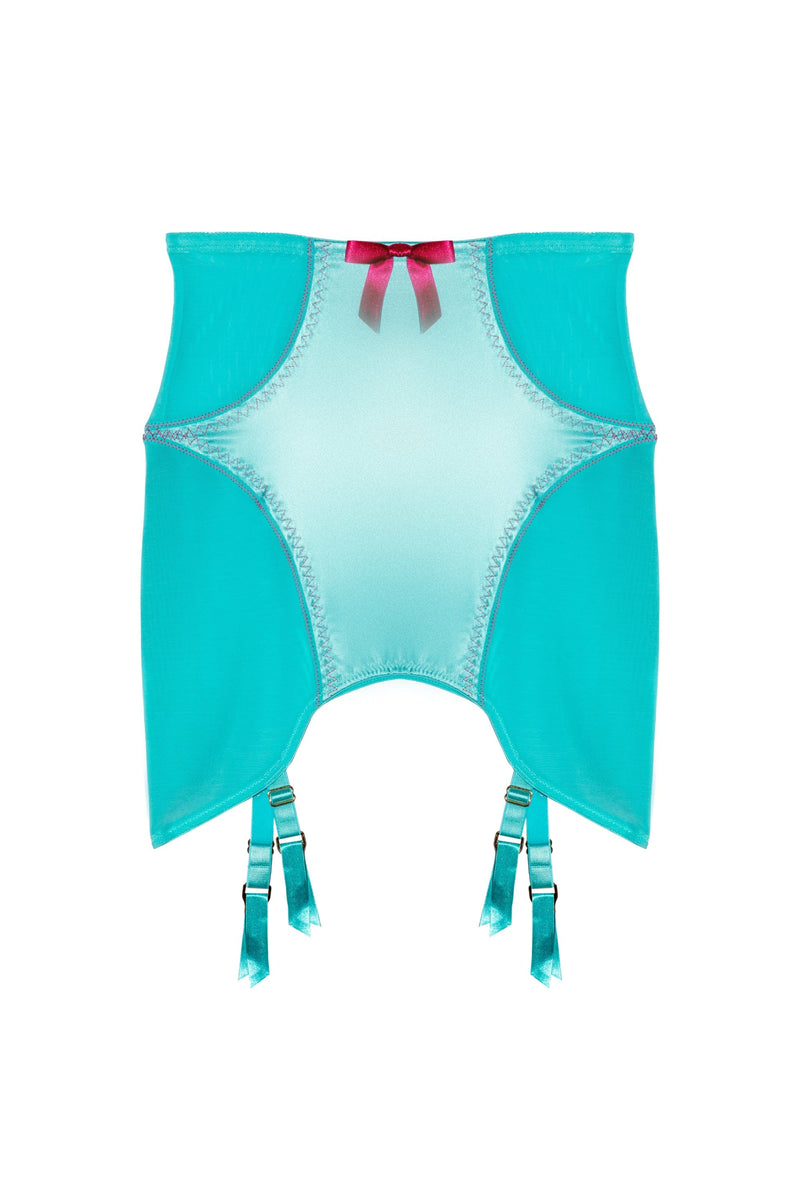 Cleo Contrast Stitch Mesh Retro Girdle