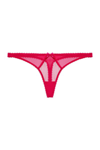 Grace Hot Pink Mesh Thong