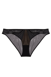 Fairfield Black Fishnet And Lace Hipster Brief