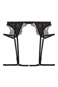 Fairfield Black Lace Suspender Belt