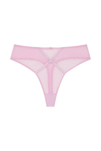 Naya Lilac Mesh Cut Out High Waist Thong