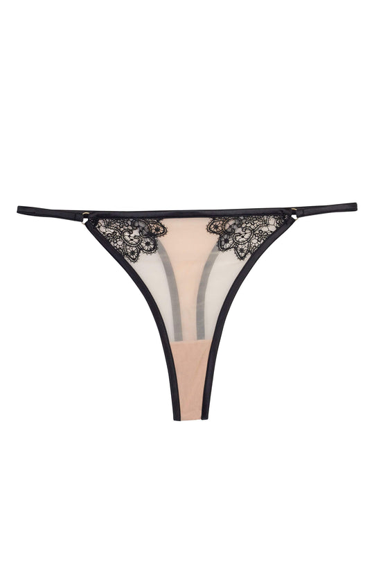 Anaise Black Thong