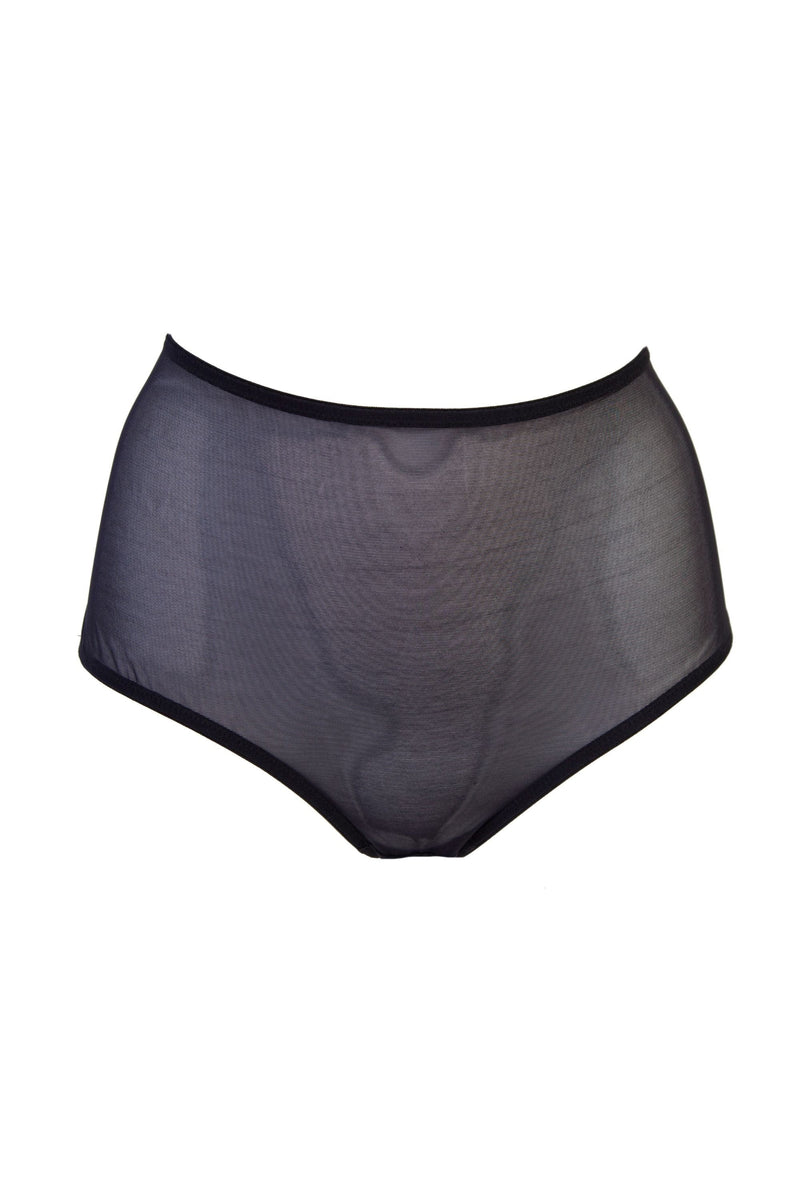 Juliet Black Cut Out High Waist Brief