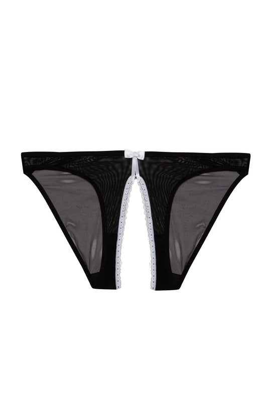 Mir&a Black & Ivory Ouvert Brief