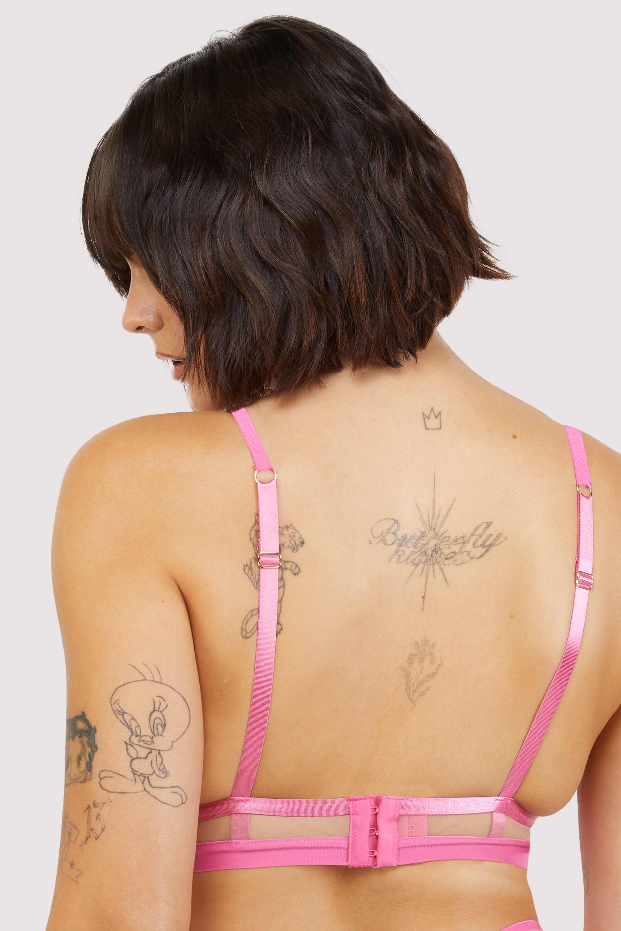 Tasha Pink Illusion Mesh Set