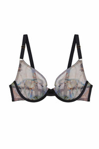 Talia Renaissance Printed Mesh Bra