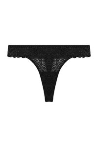 Ariana Black Lace Thong