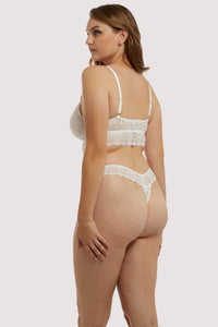 Ariana Ivory Everyday Lace Thong