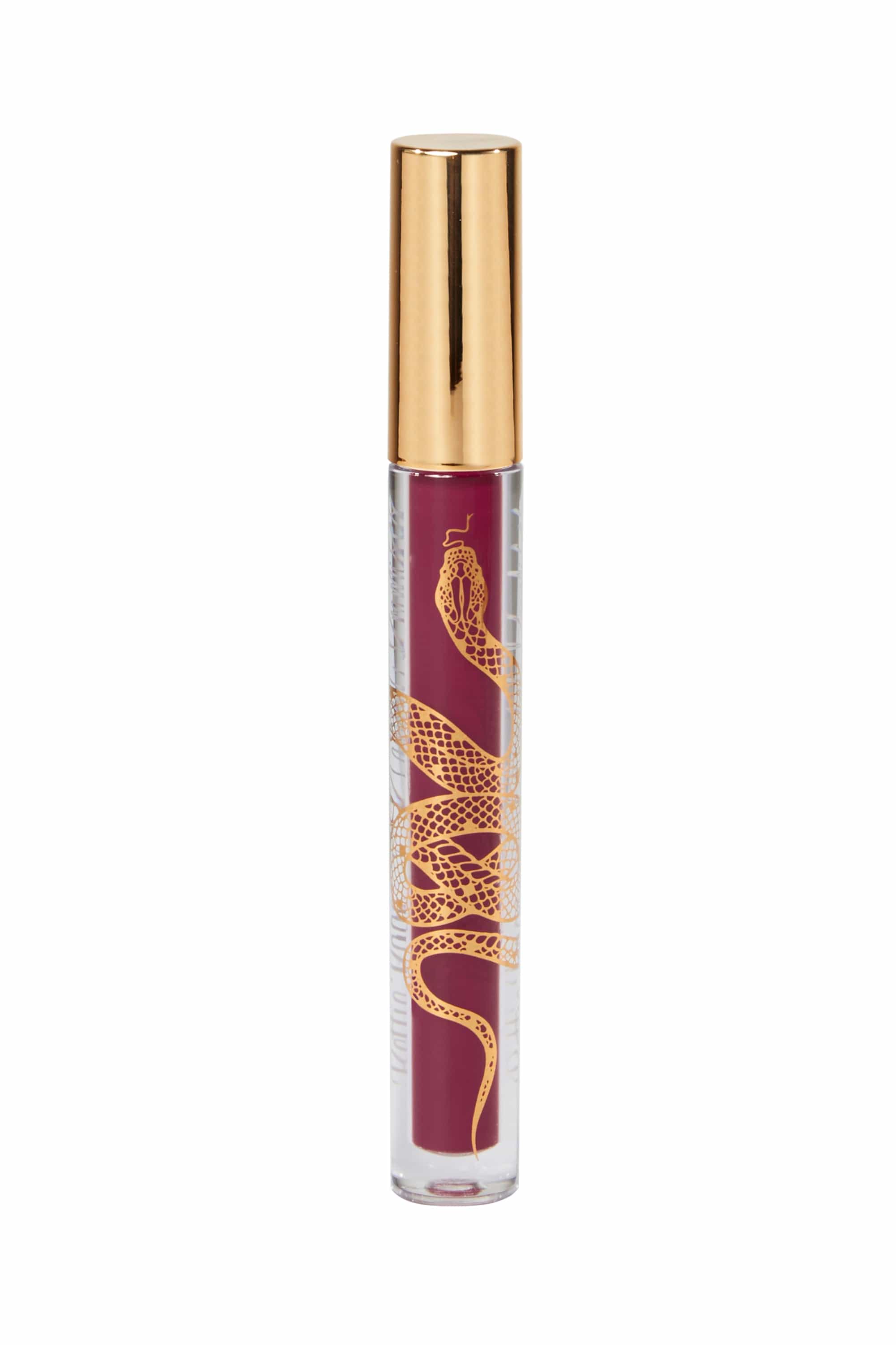 Dark Berry Red Klaw Transfer Resistant Long  Lasting Matte Liquid Lipstick