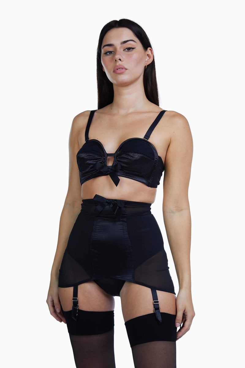 Bettie Page Satin Girdle Playful Promises Bettie Page Satin Girdle Playful Promises