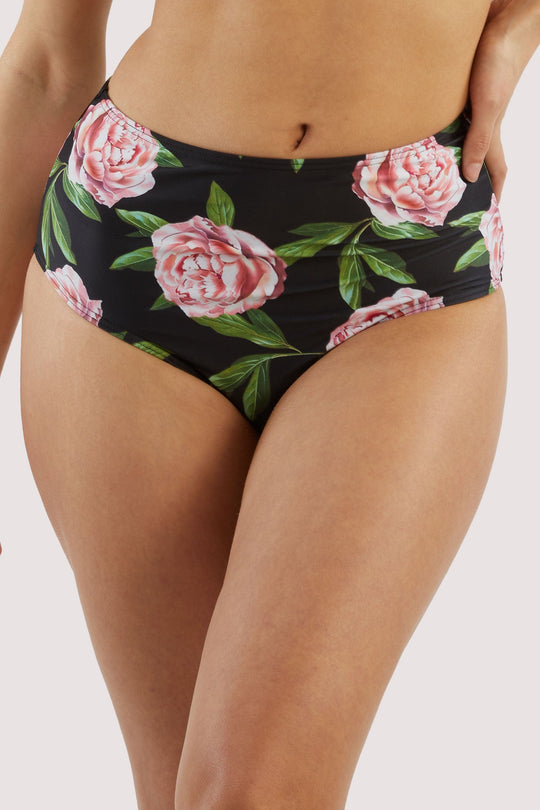 Claudette Roses High Waisted Bikini Brief
