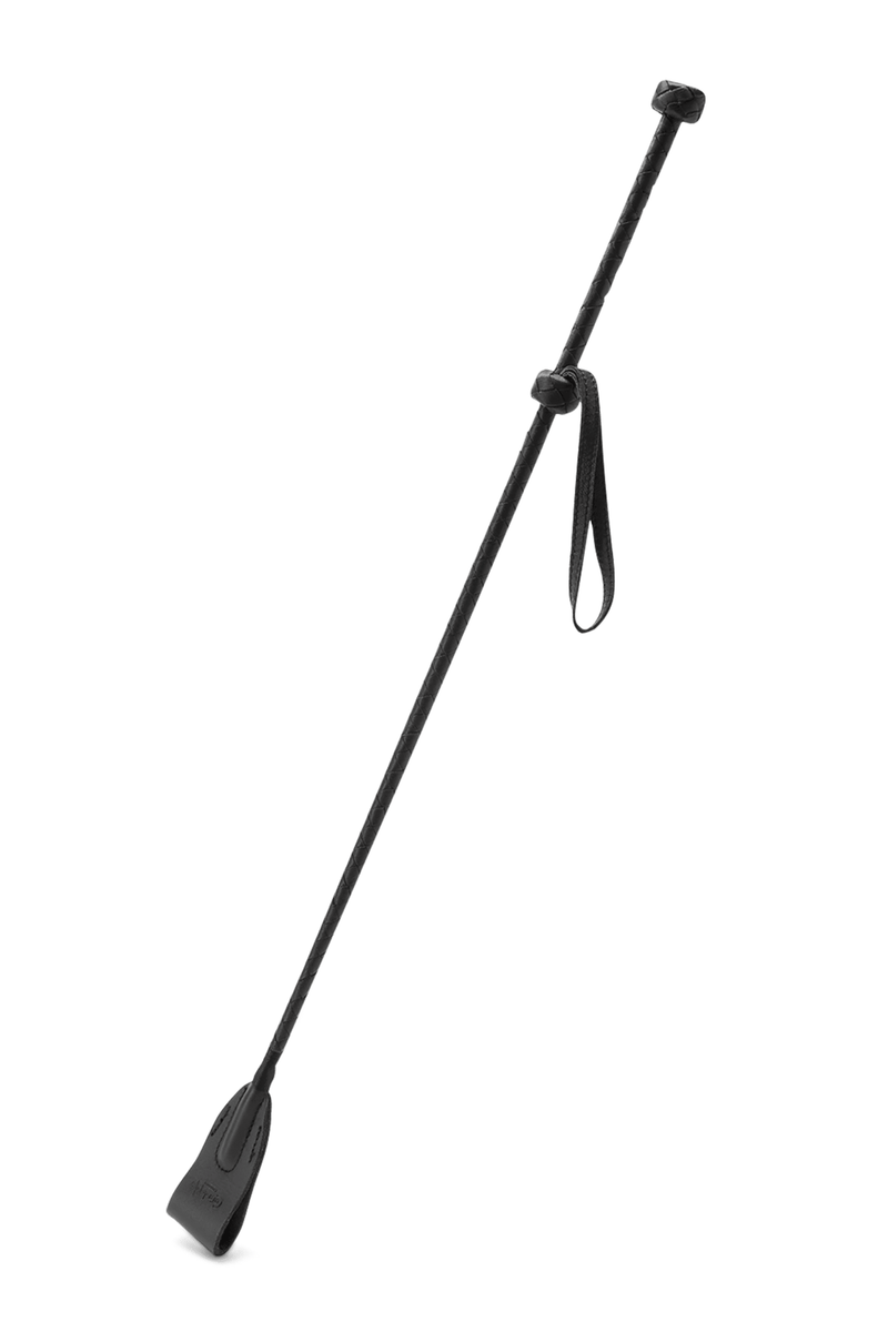 Black Leather Riding Crop – Playful Promises