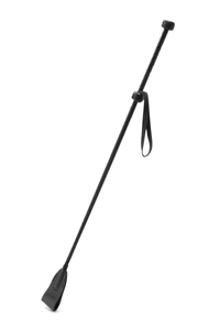 Black Leather Riding Crop