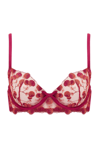 Naomi Cherry Plunge Bra