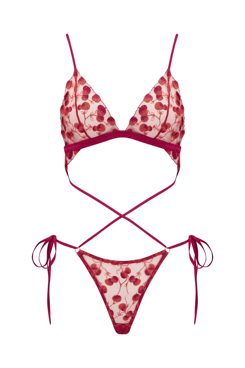 Naomi Cherry Bodysuit