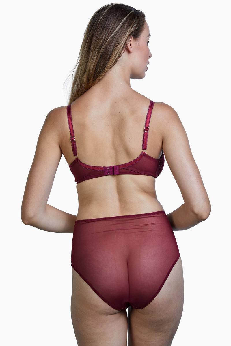 Emma Merlot Wine Ultimate Comfort Wireless Bra – Playful Promises