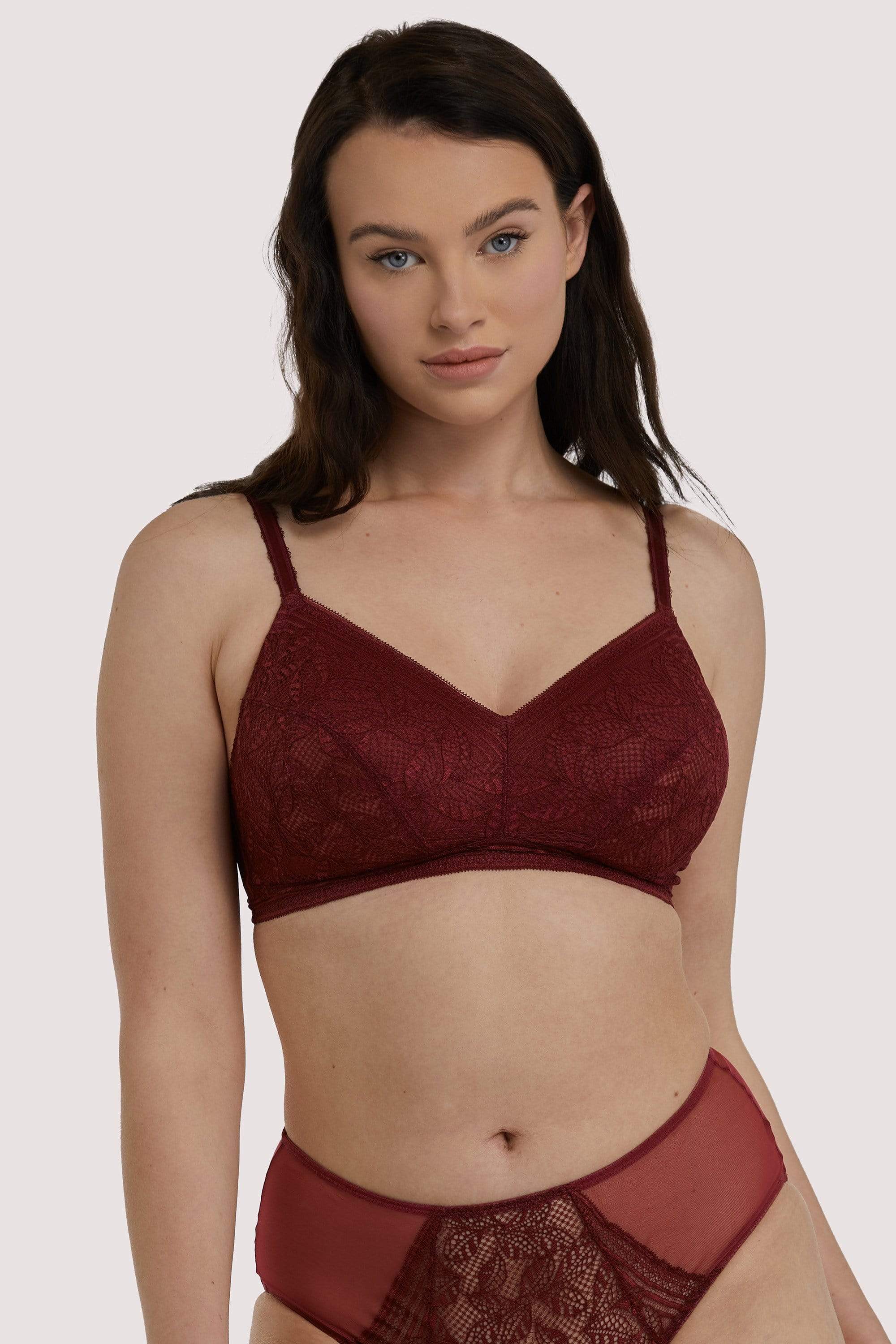 Emma Merlot Wine Ultimate Comfort Wireless Bra – Playful Promises