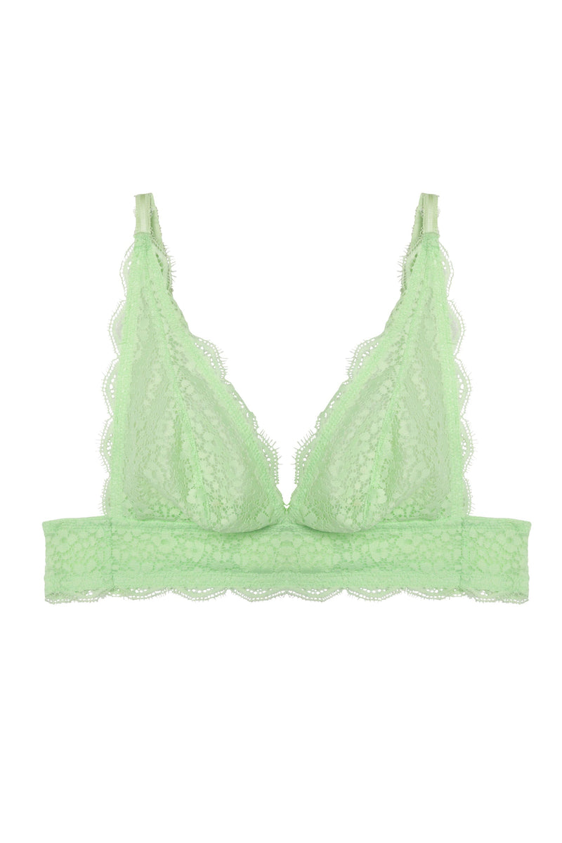 All You Lively Pink & Green Laced Bra Size XL - $9 (64% Off Retail) New  With Tags - From Maddie