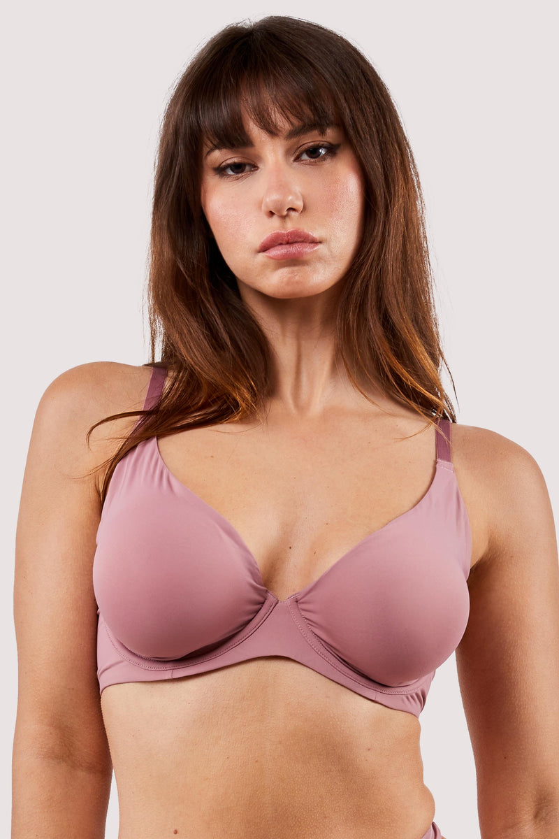 Second Skin Rose Recycled Plunge Bra