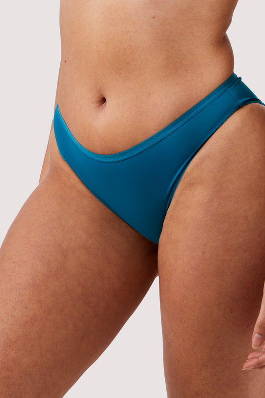 Second Skin Teal Recycled Brief