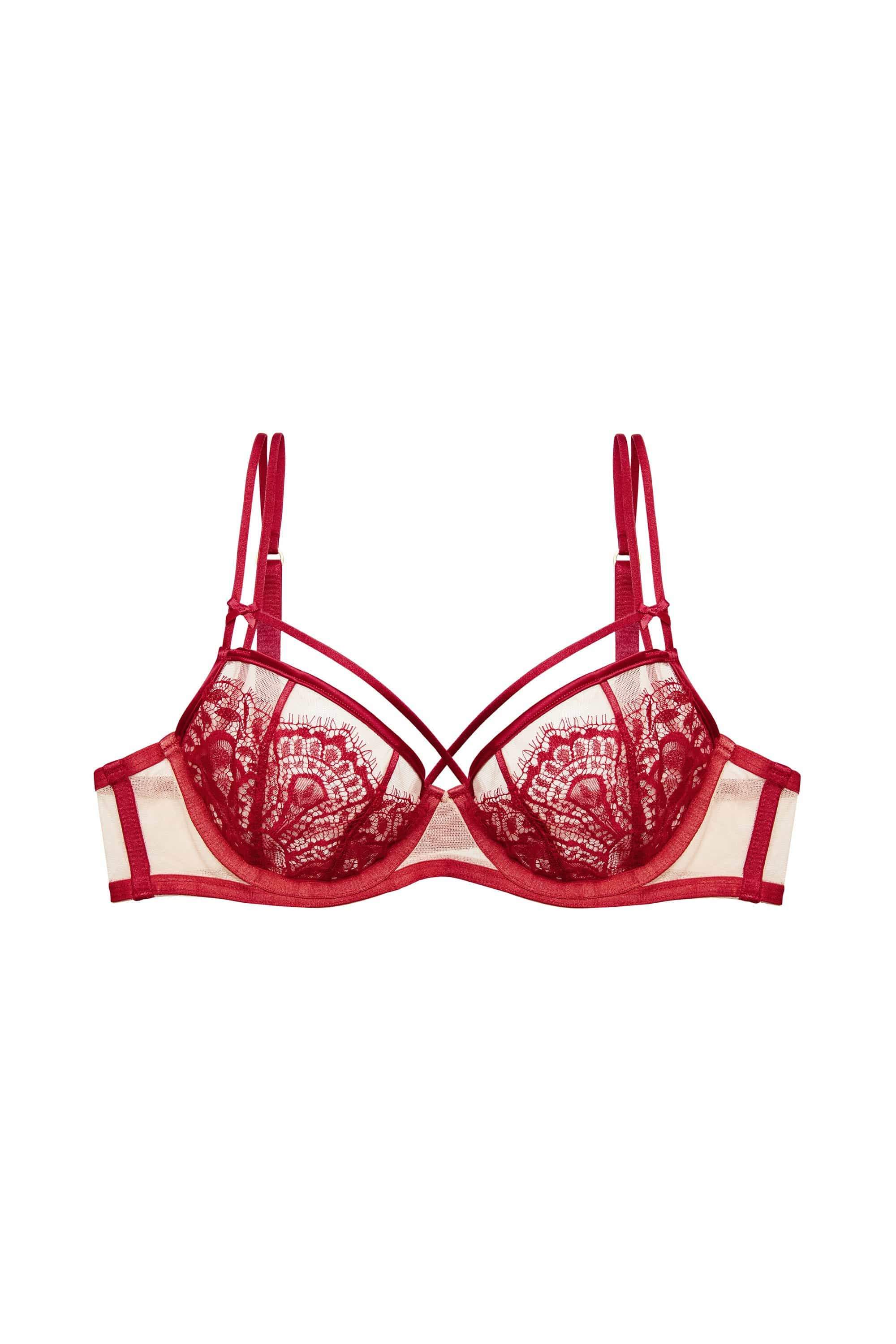 Maestra Red Non Pad Underwire Bra