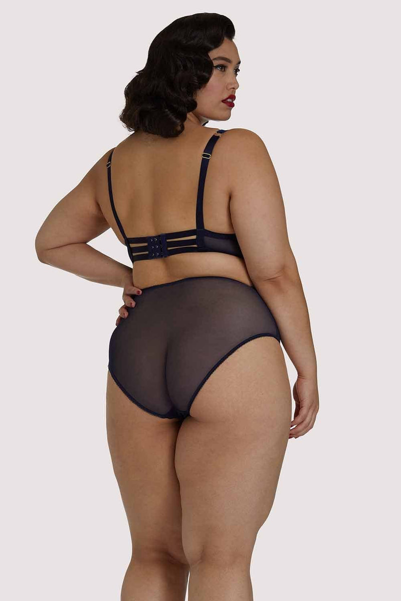 Evelina Blue Curve Bra