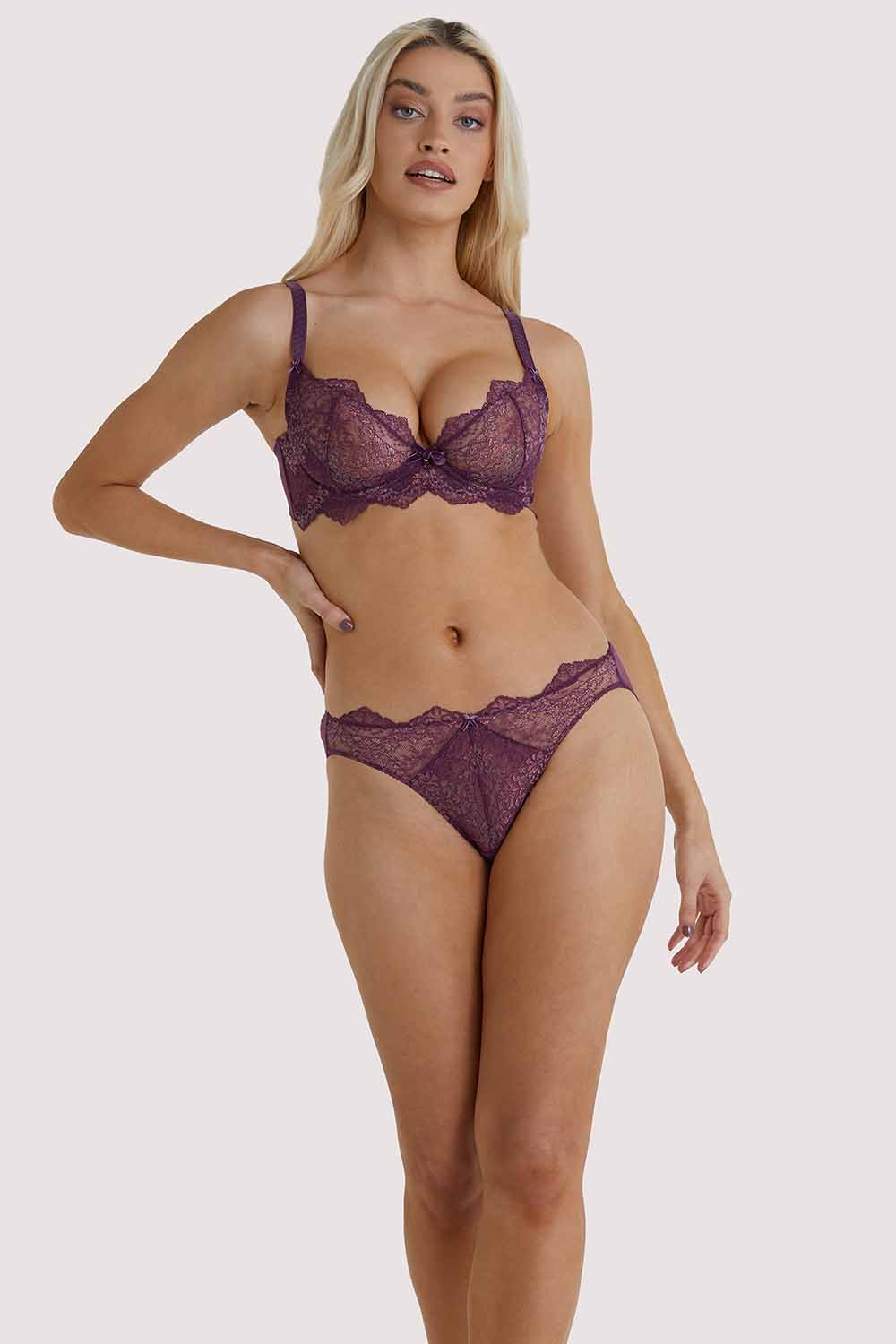 Lurex Amythest Bra