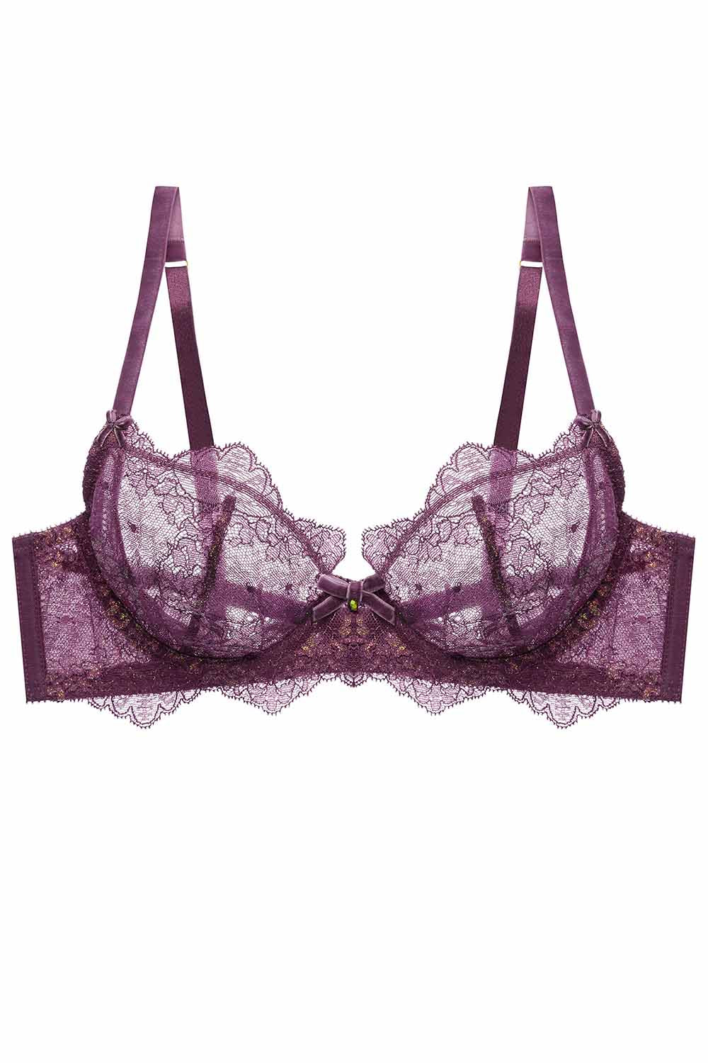 Lurex Amythest Bra