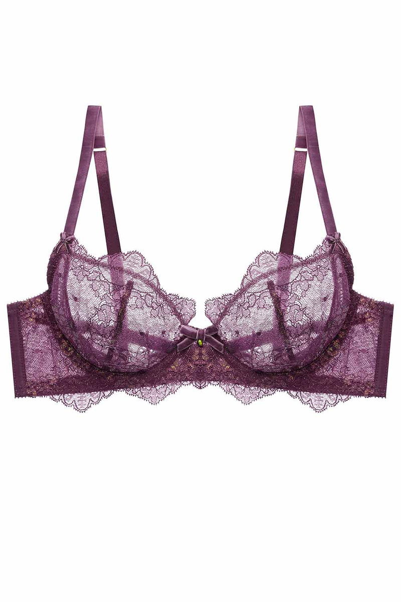 Lurex Amythest Bra