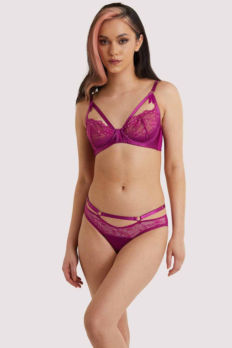 Madame X Magenta Bra