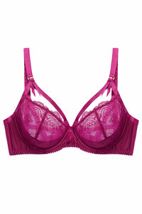 Madame X Magenta Bra