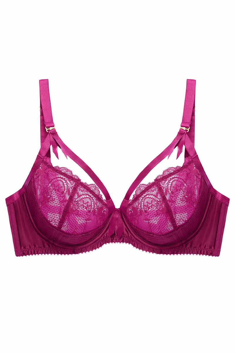 Madame X Magenta Bra