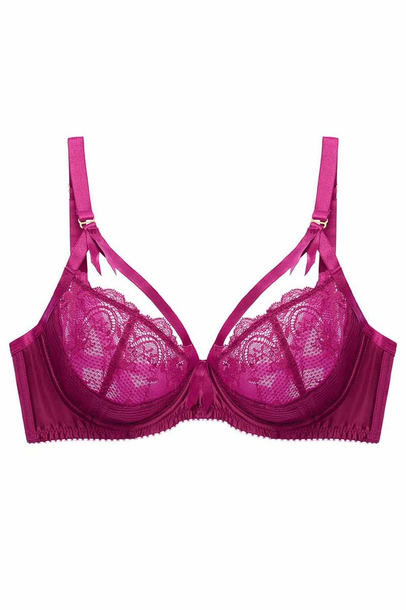 Madame X Magenta Bra – Playful Promises