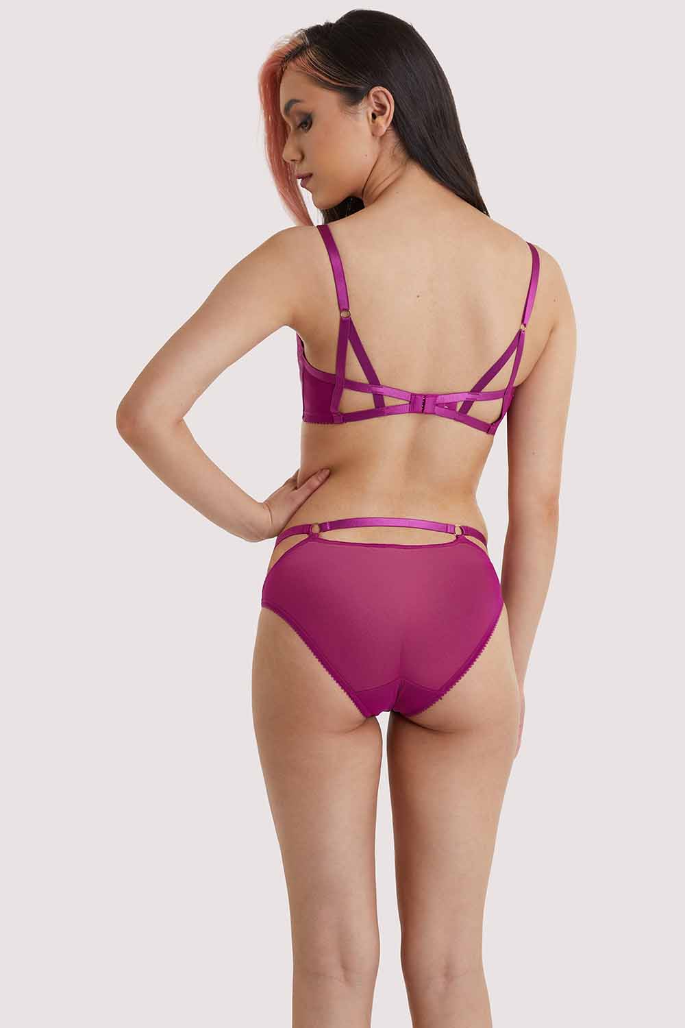 Madame X Magenta Bra