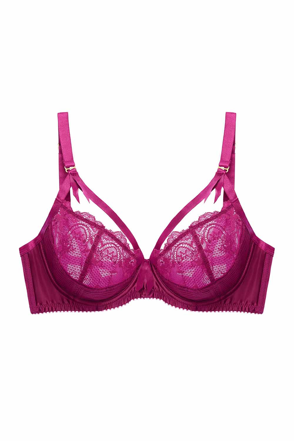 Madame X Magenta Plunge Curve Bra – Playful Promises