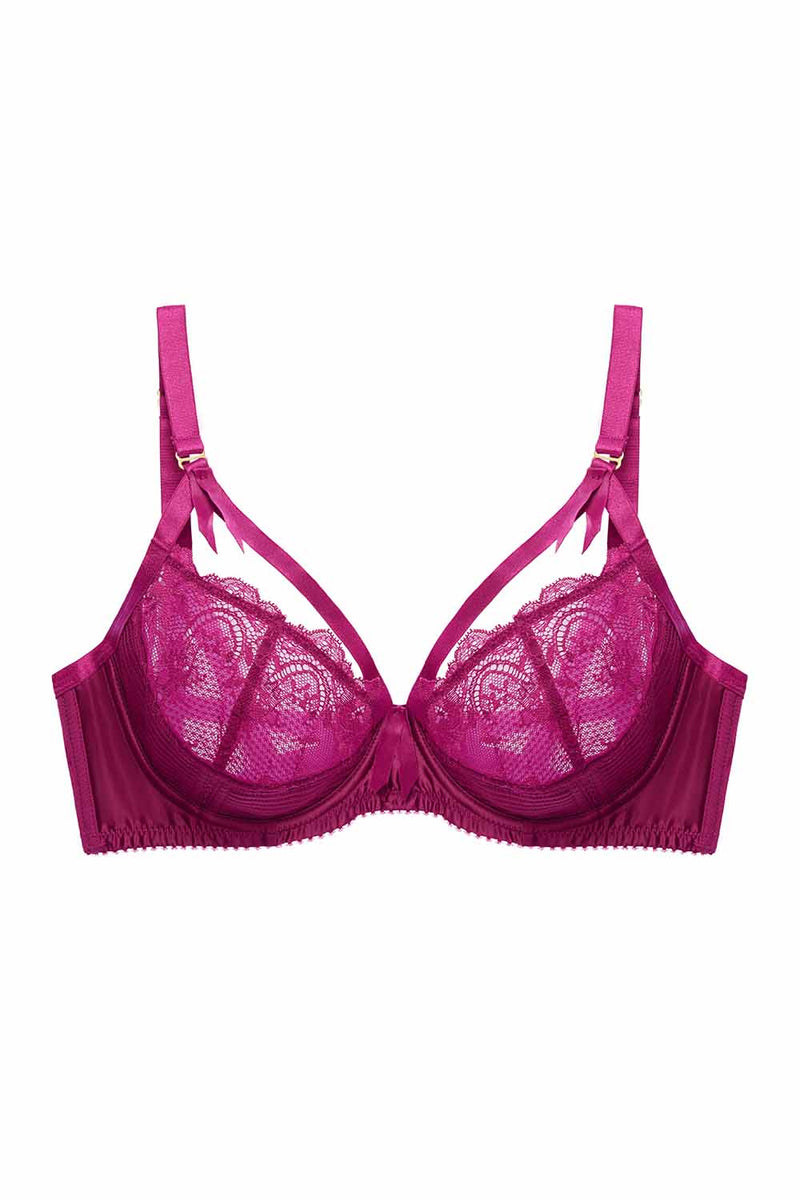 Madame X Magenta Plunge Curve Bra