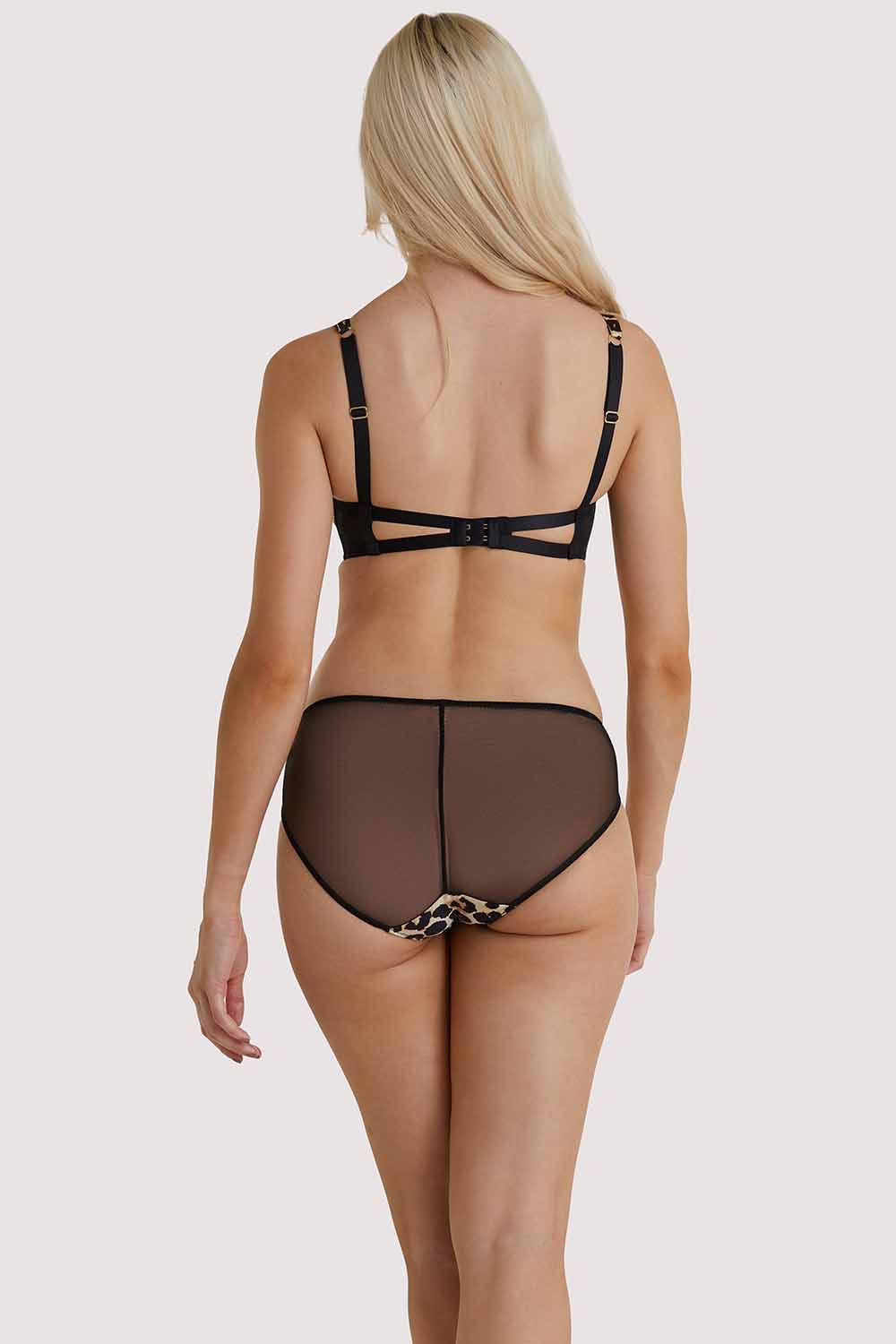 Millicent Leopard Plunge Bra