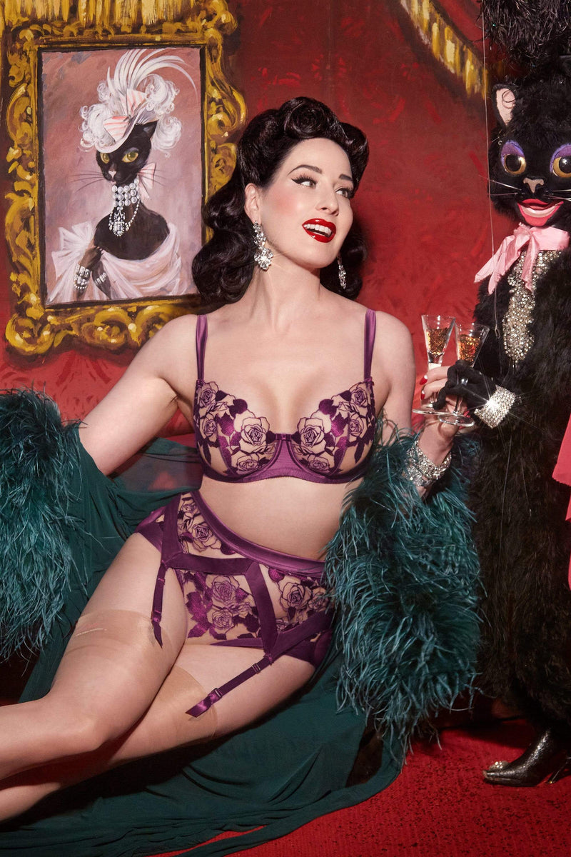 Rosabelle Dark Cherry Bra