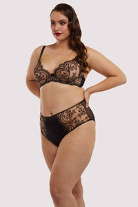Severine Black Curve Bra