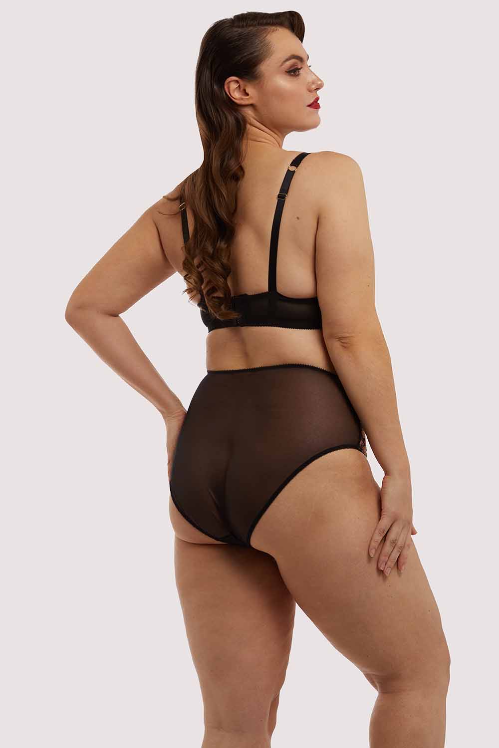 Severine Black Curve Bra